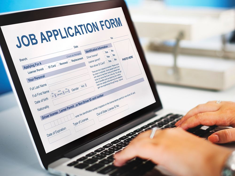 Job Application Form Employment Career Concept
