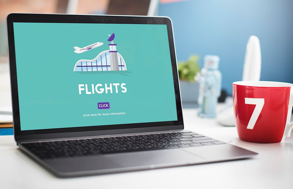 Flights Business Trip Travel Information Concept