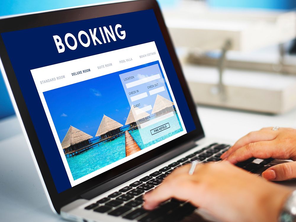 Hotel Booking Reservation Travel Reception Concept