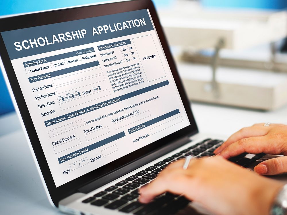 Scholarship Application Form Foundation Concept
