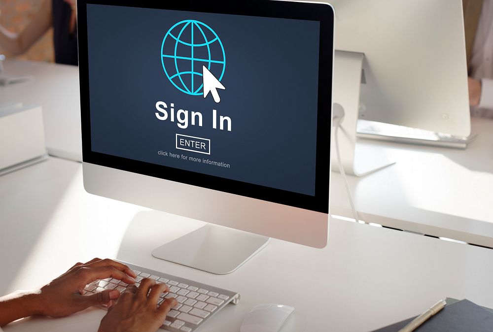 Sign In Registration Contact Subscribe Concept