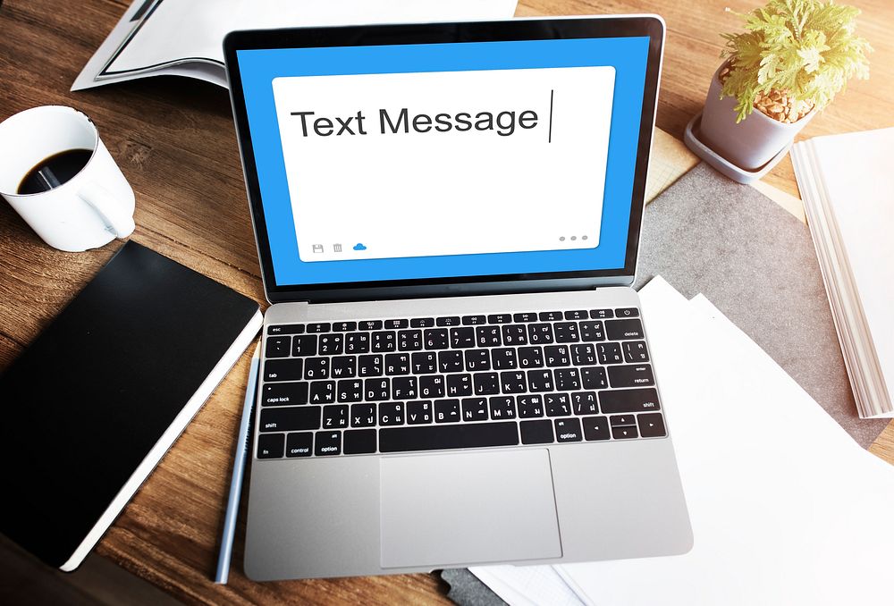 Text Message Social Network SMS Concept
