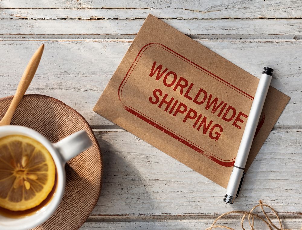 Worldwide Shipping Delivery Express Grpahic Concept