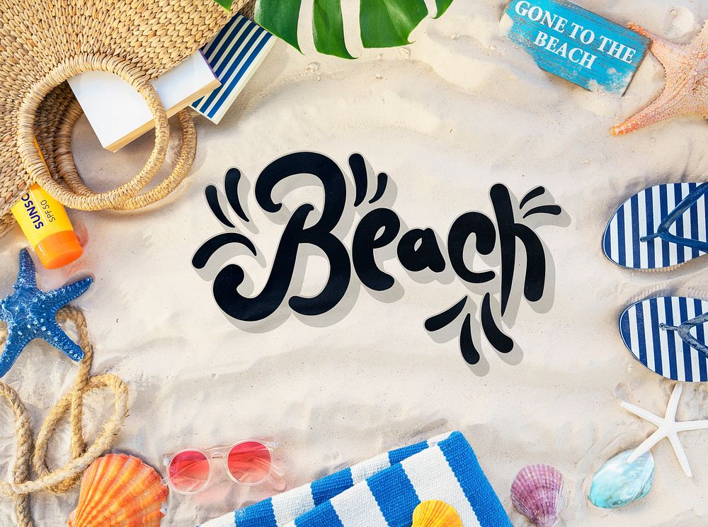 Beach Vocation Enjoy Holidays Summer Concept