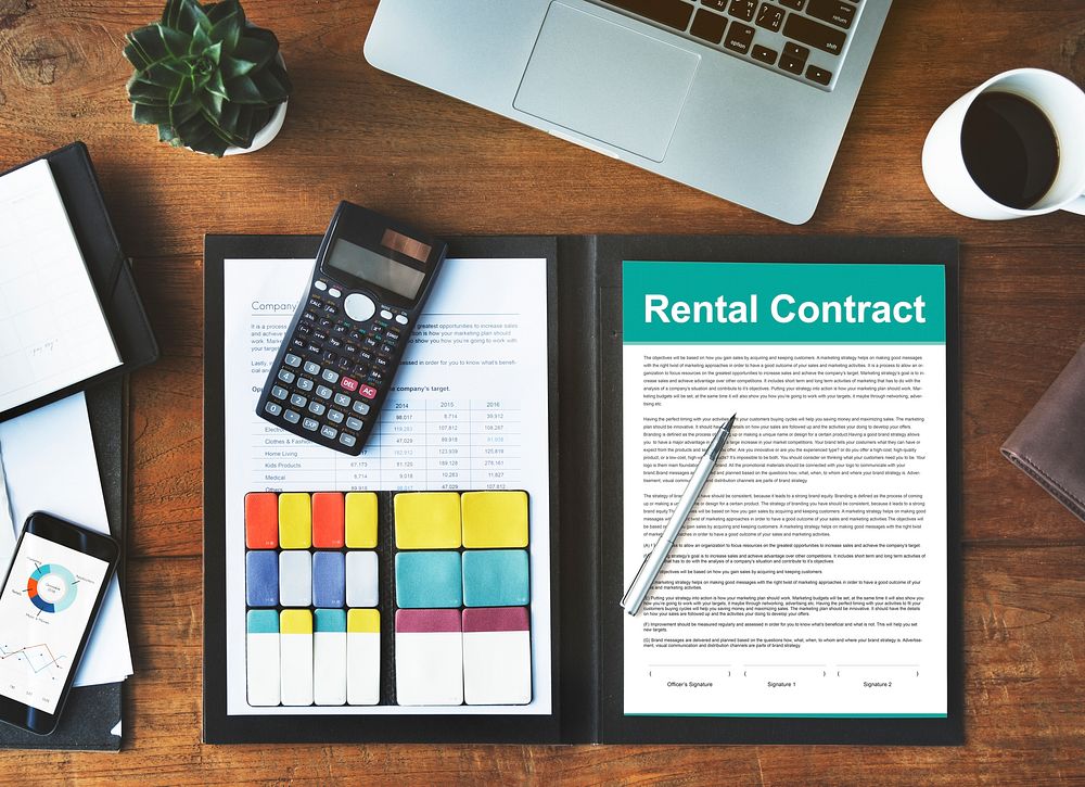 Rental Contract Assets Concept