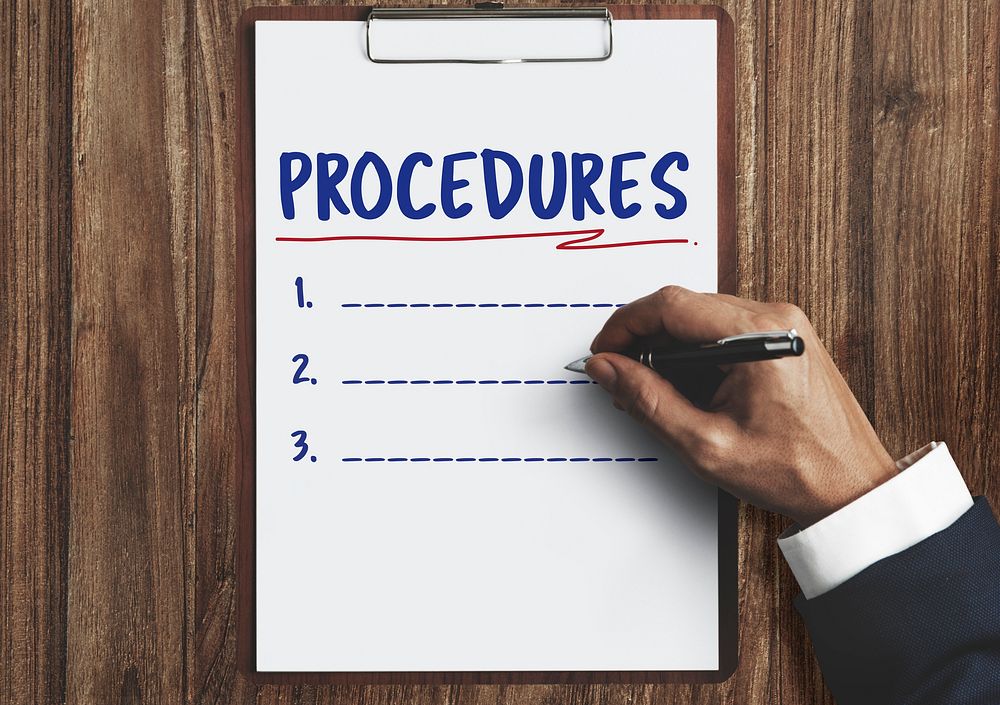 Procedures List Planning Lines Strategy