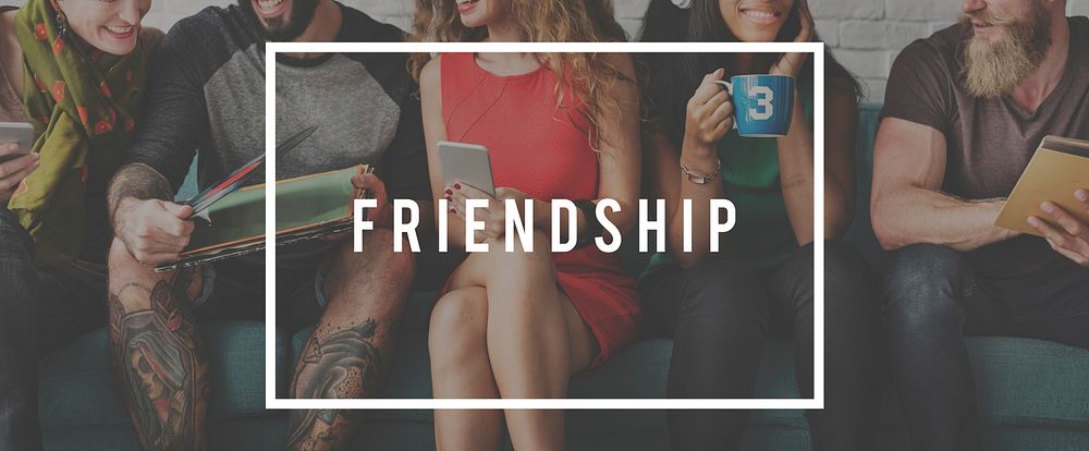 Friendship Friends Team Together Word Graphic