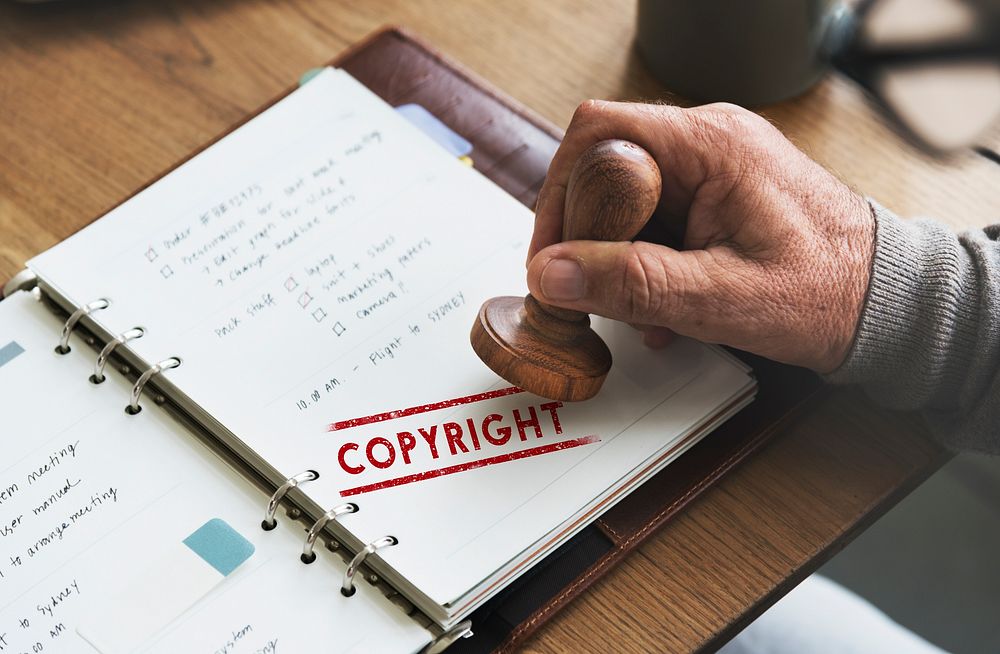 Copyright Design License Patent Trademark Value Concept