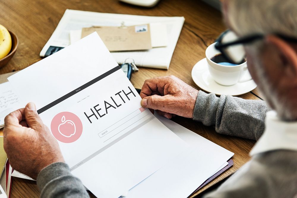 Paper Healthcare Wellness Senior Adult Concept