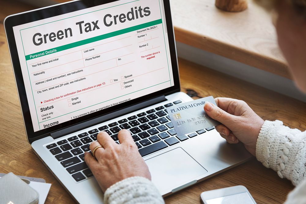 Green Tax Credits Investment Saving Debates Concept