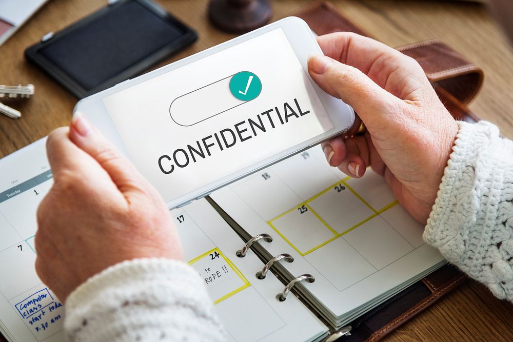 Confidential Presonal Privacy Quiet Trusty