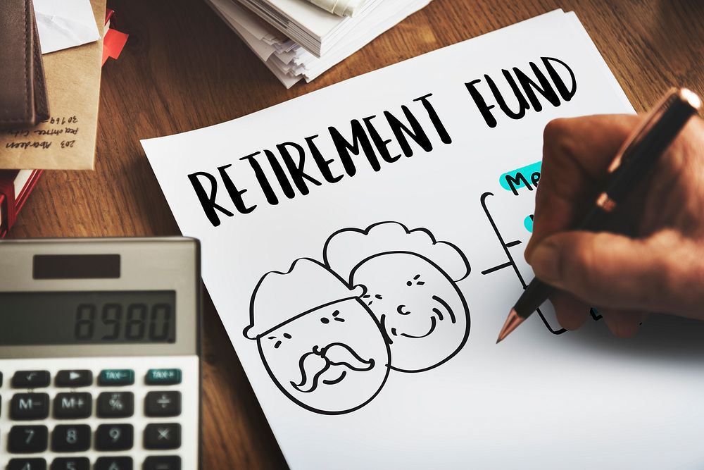 Retirement Financial Plan Risk Assessment Senior Concept