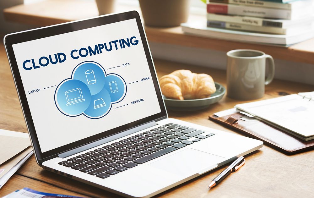 Cloud Computing Data Networking Connection Technology Concept