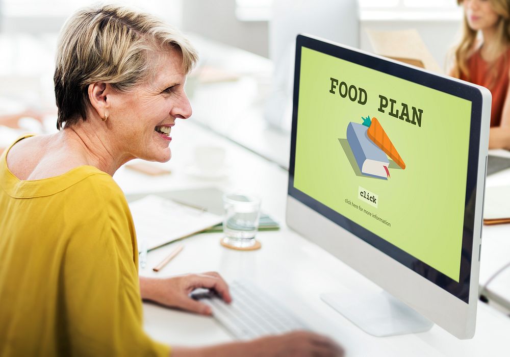 Food Plan Meal Cook Book Concept