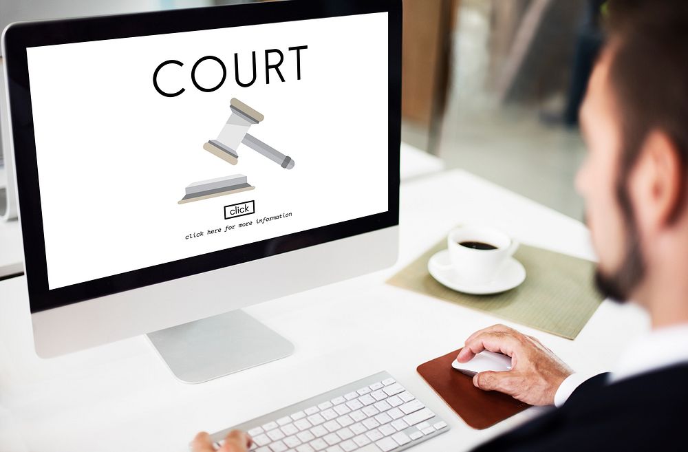 Court Authority Crime Judge Law Legal Order Concept