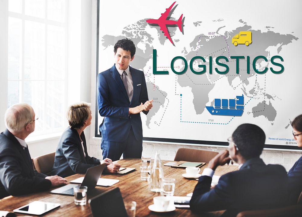 Logistics Freight Management Storage Supply Concept