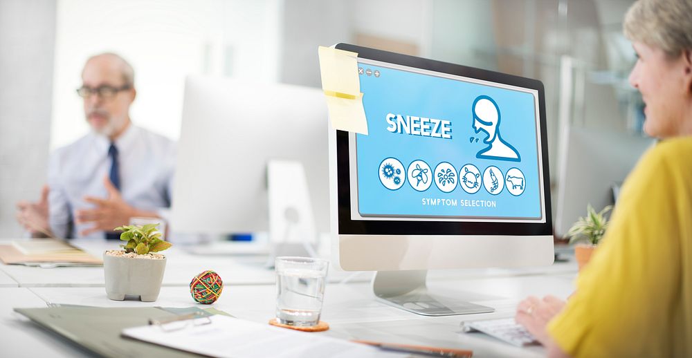 Sneeze Allergy Disorder Sickness Healthcare Concept