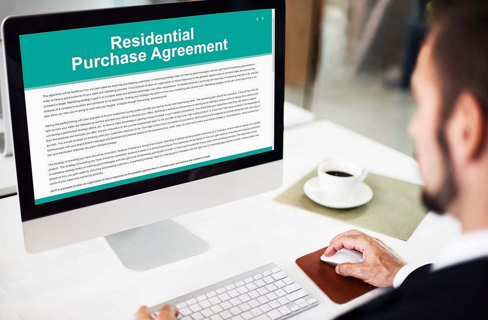 Residential Purchase Agreement Insurance Concept