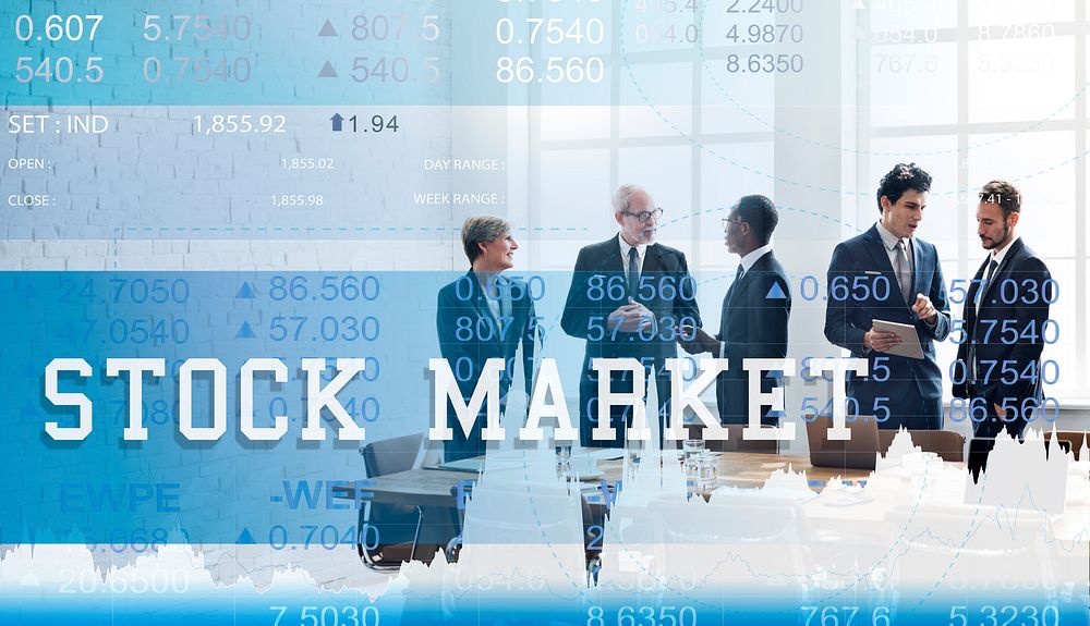 Stock Market Exchange Global Finance Shares Concept