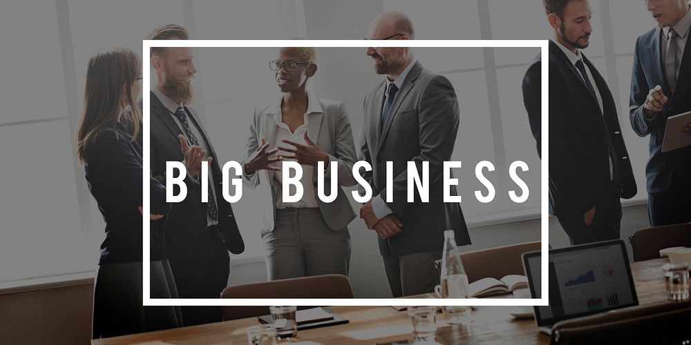 Big Business Growth Enterprise Coporation Concept
