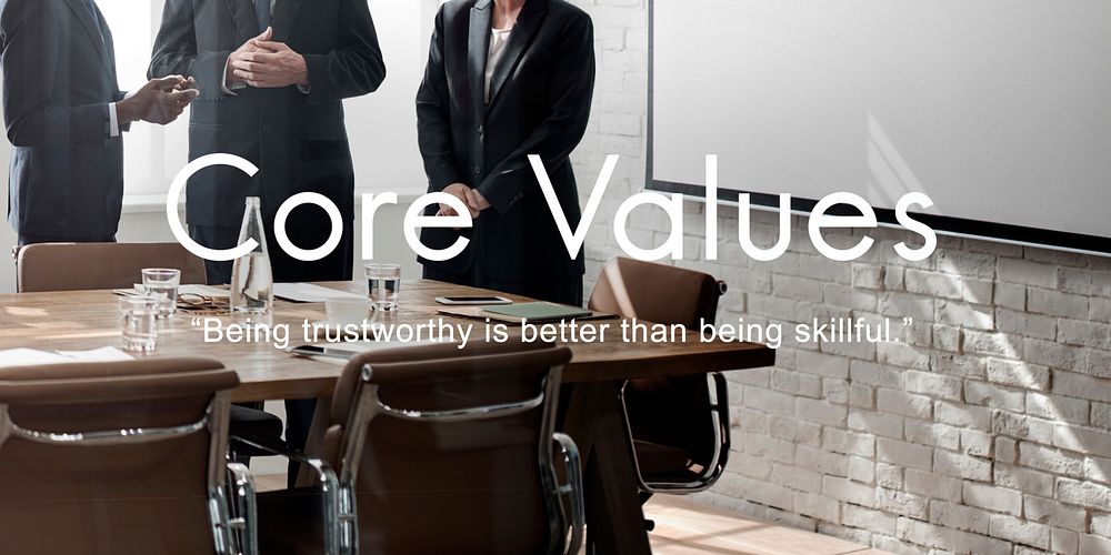 Core Values Goals Mission Business Purpose Concept