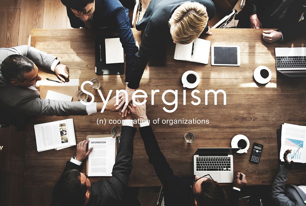 Synergism Team People Graphic Concept