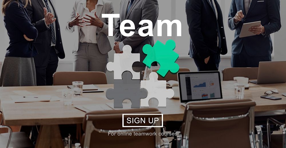 Team Teamwork Collaboration Connection Unity Concept