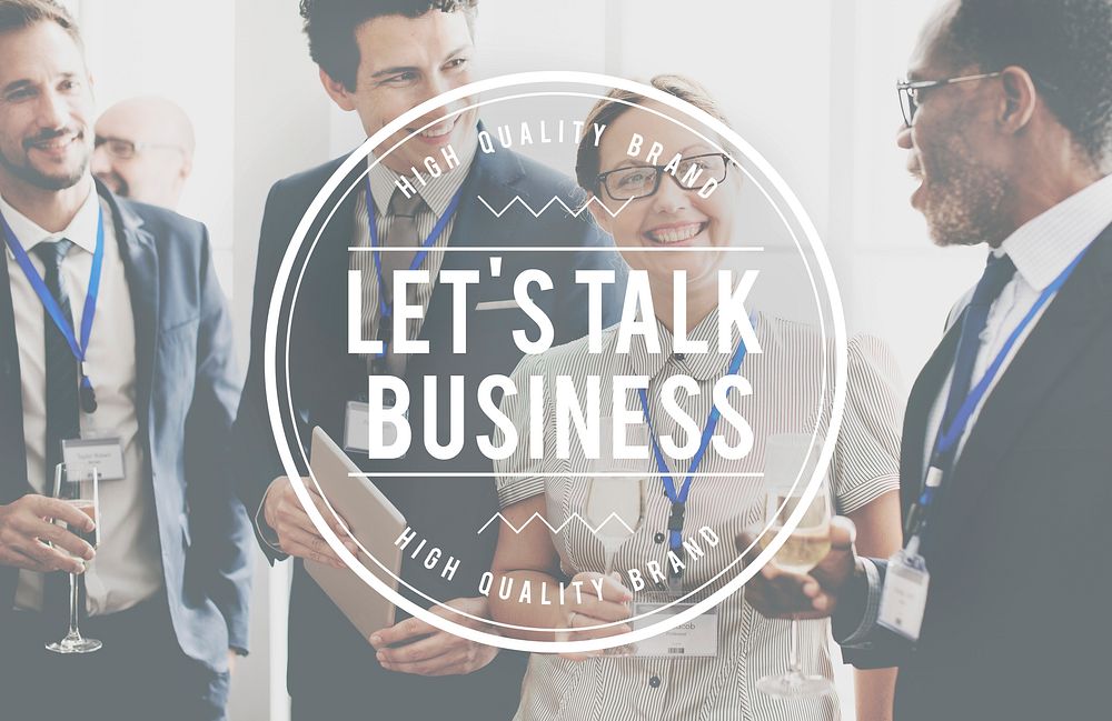 Let's Talk Business Opportunity Organization Concept