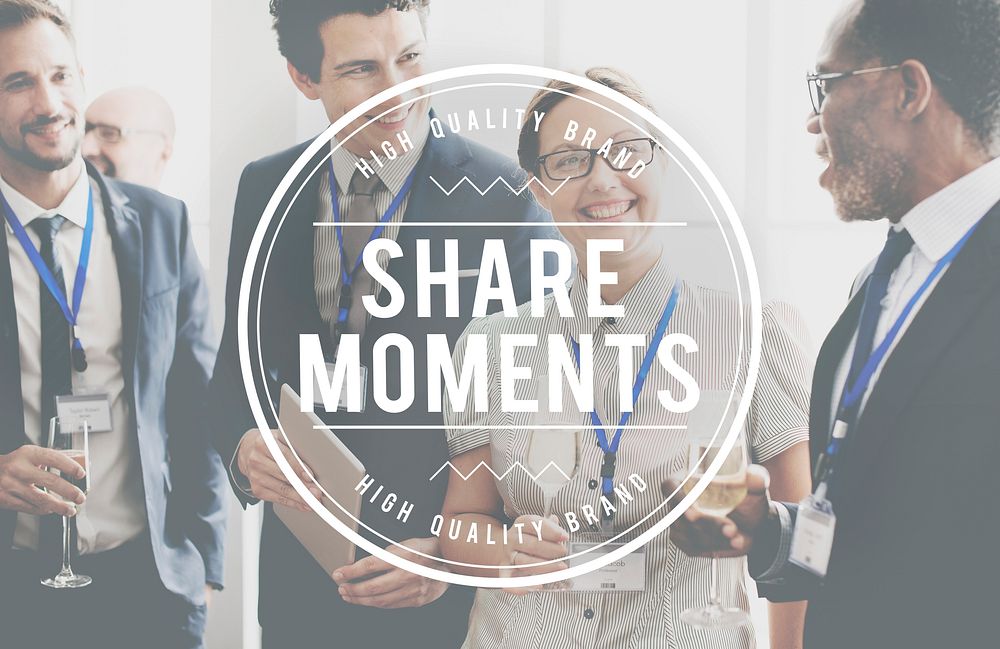 Share Ideas Moments Connection Information Concept