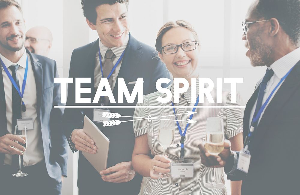 Team Spirit Power Spirit Strong Togetherness Concept