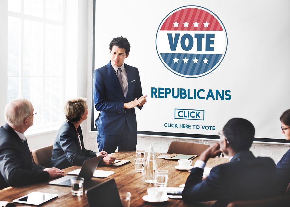 Republican Democrat Election Group President Concept