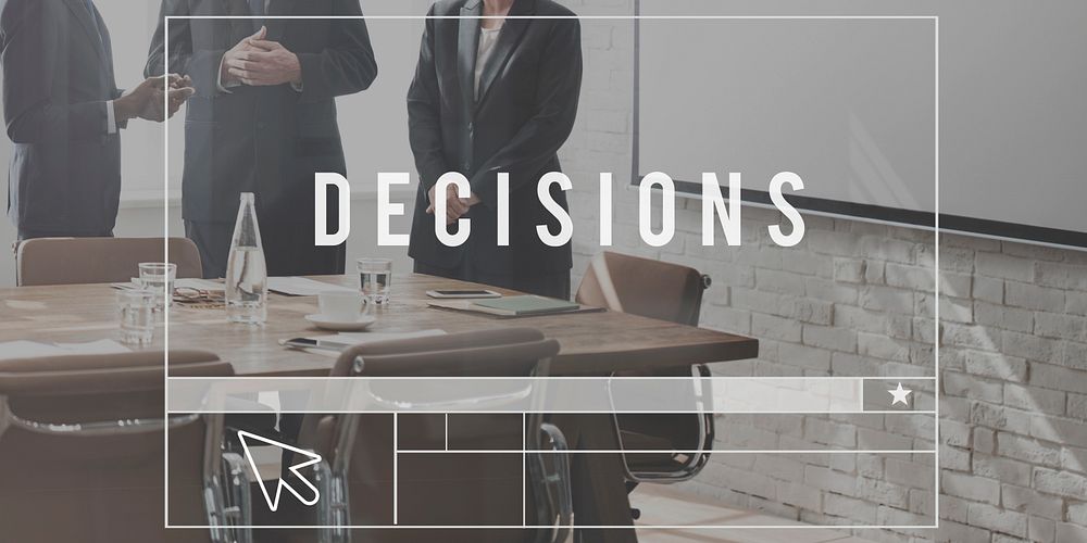 Decisions Option Choice Verdict Concept