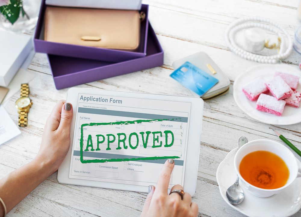 Approved Accepted Application Form Concept