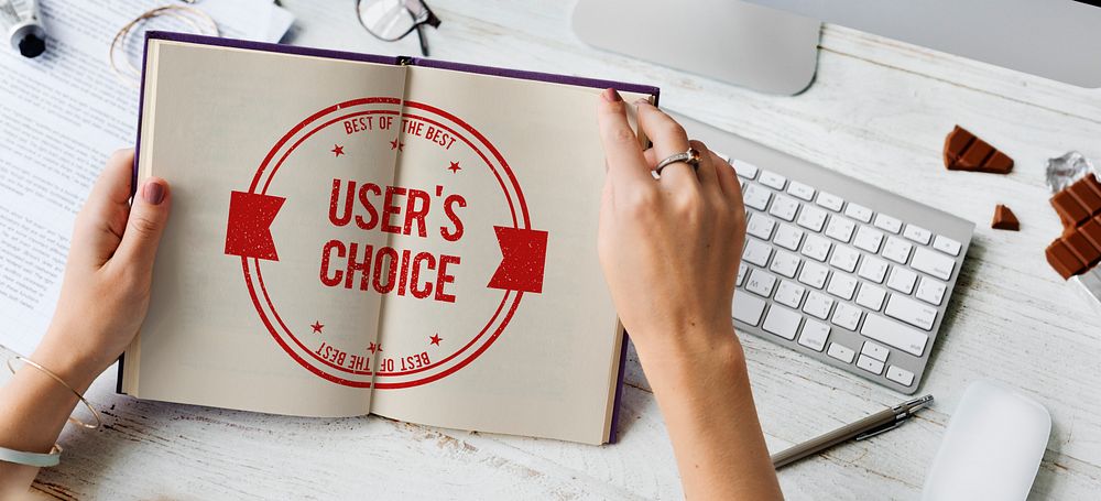 User's Choice Commercial Password Seller Concept