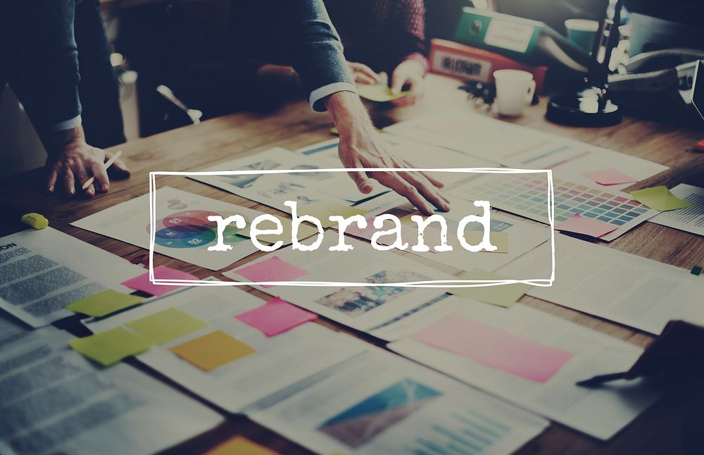 Rebrand Marketing Branding Business Concept