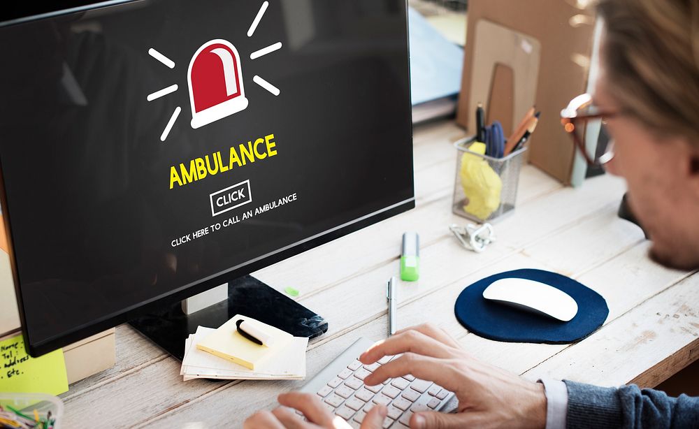 Ambulance Hospital Health Alertness Concept