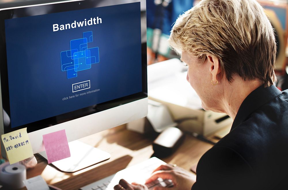 Bandwidth Broadband Connection Data Information Internet Concept