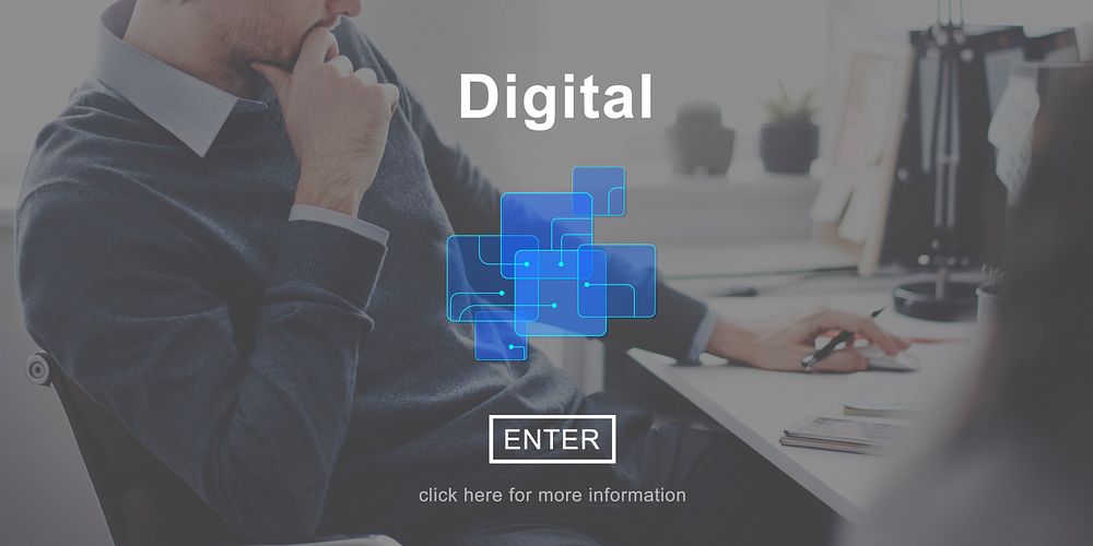 Digital Online Website Technology Concept