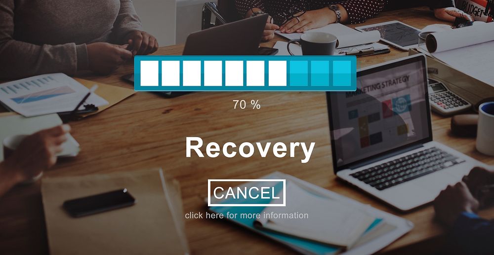 Recovery Crisis Processing Loading Icon Concept