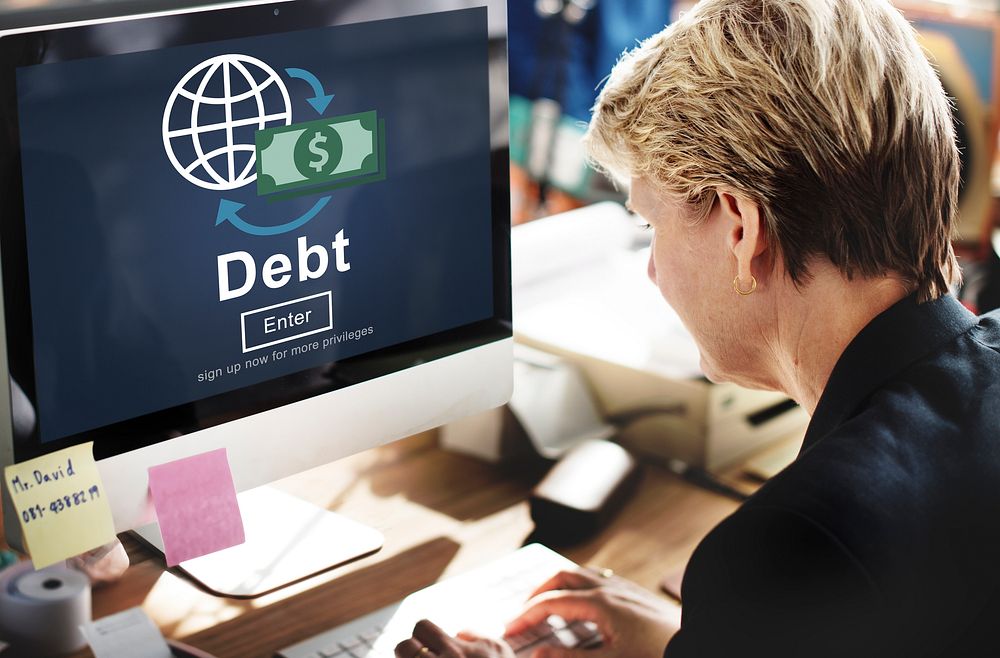 Debt Loan Credit Money Financial Problem Concept