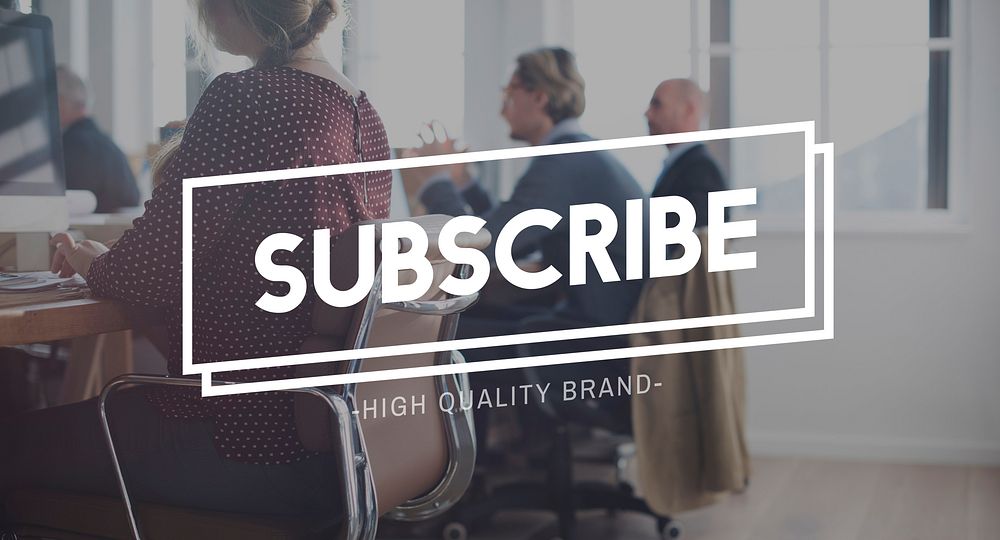 Subscribe Member Membership Newsletter Feed Concept