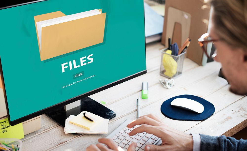 Files Folder Data Document Storage Concept
