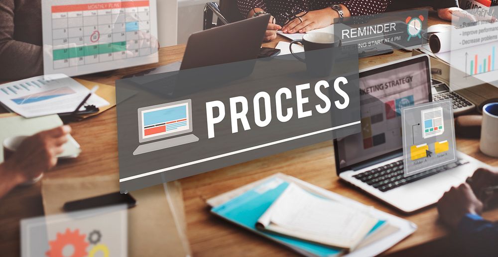 Process Action Business Operation Practice Concept