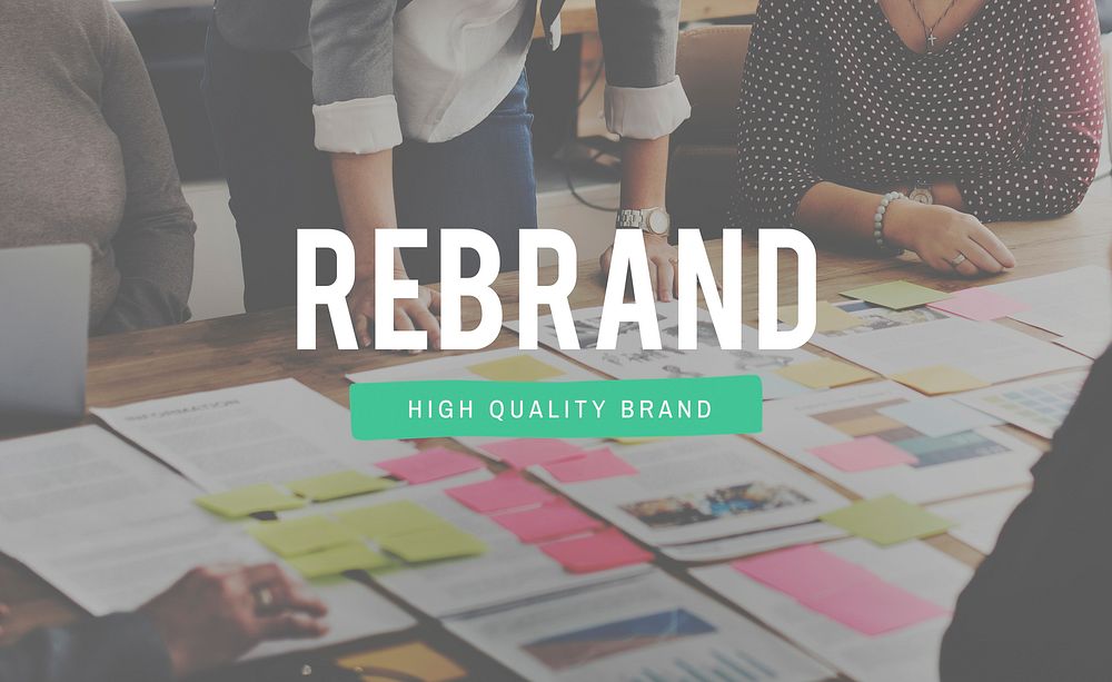 Rebrand Branding Business Analytics Marketing Concept