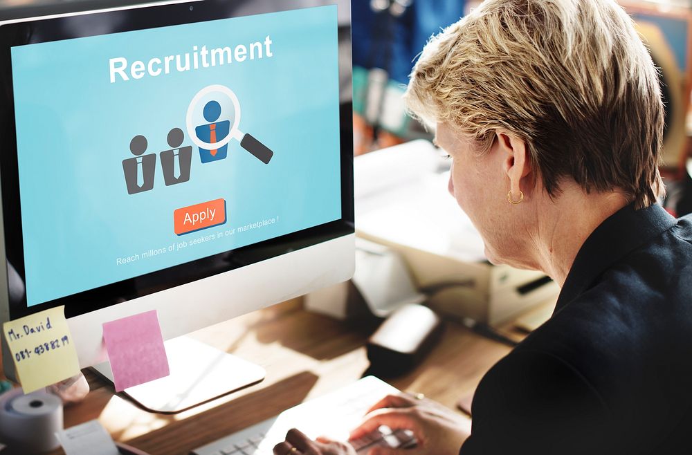 Recruitment Hiring Employment Human Resources Concept