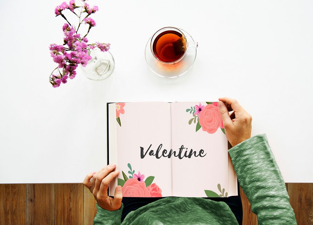 Valentine Love Letter Message Words Graphic
