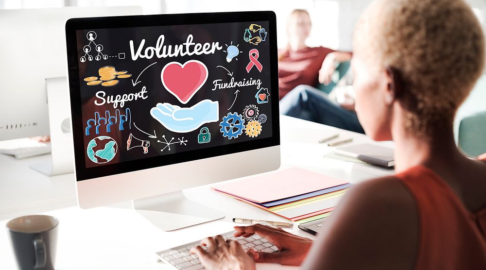 Volunteer Voluntary Volunteering Aid Assisstant Concept