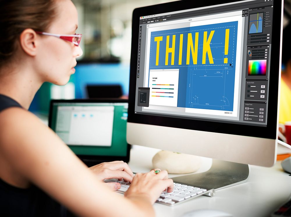 Think Thinking Design Creative Ideas Concept