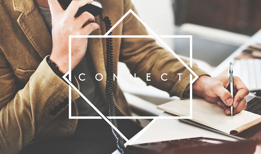 Connect Communicate Corporate Business Concept