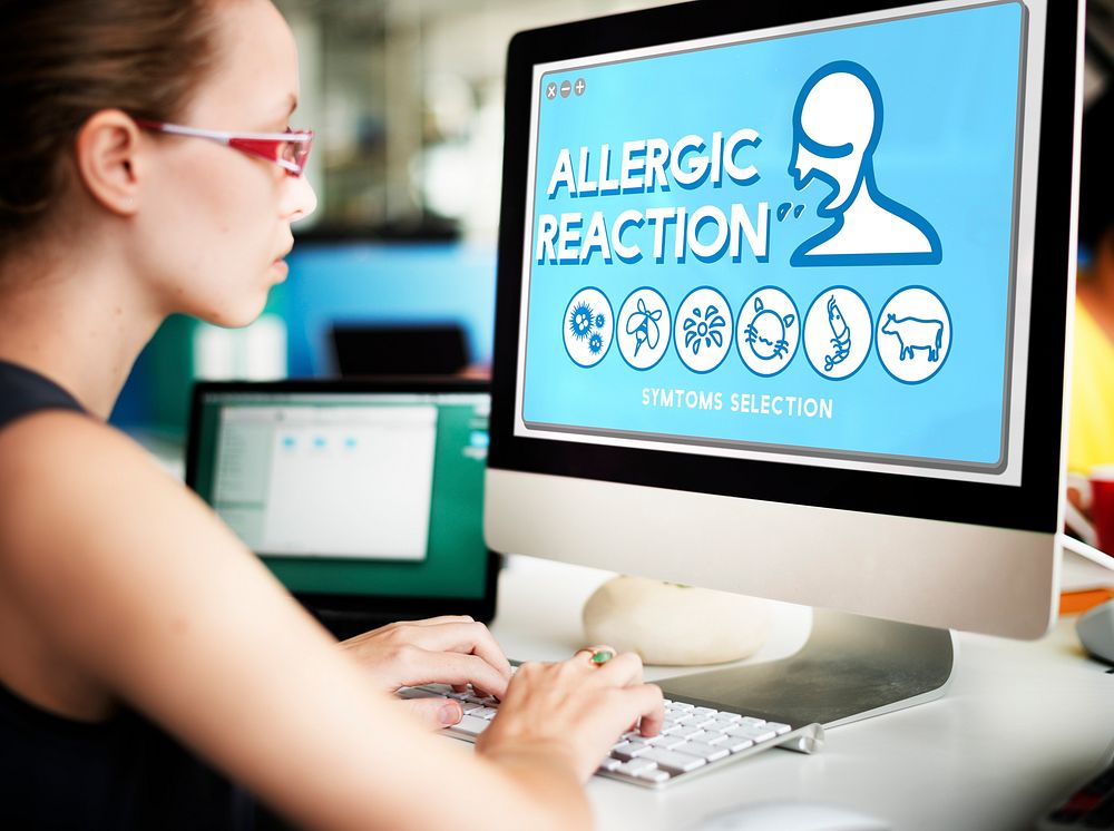 Allergic Reaction Allergy Disorder Sickness Healthcare Concept